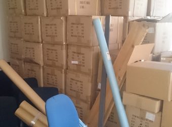 【【愛知県名古屋市東区】オフィスの在庫処分品の出張回収